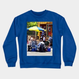 Kingston NY - Hot Dog Cart Crewneck Sweatshirt